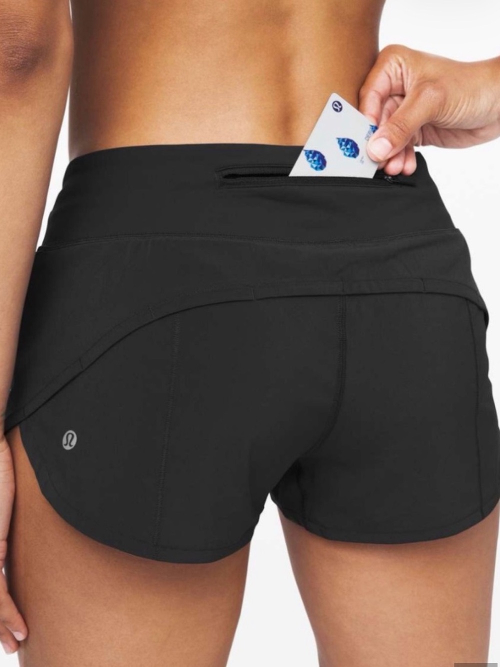 lululemon athletica Black Speed Up Shorts